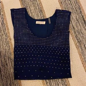 Ann Taylor Silk Sequin Top